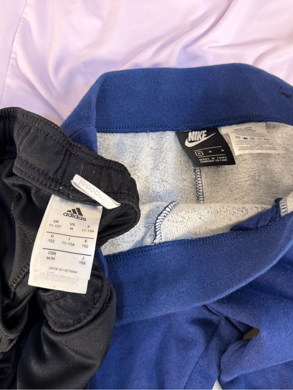 Nike Blue Kids Joggers, hoodie, soccer shorts X6 Various sizes set